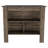 Kitchen Island, Four Legs, Three Shelves - White / Light Oak-883640498-883640510