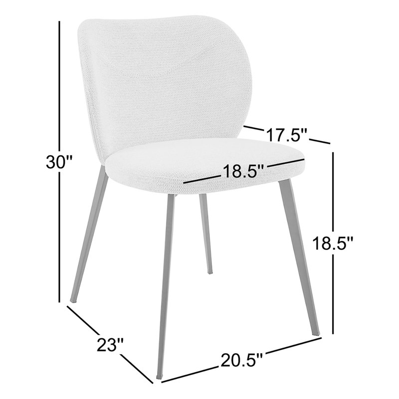 Chaise de salle à manger Granger, Beige, Brun
