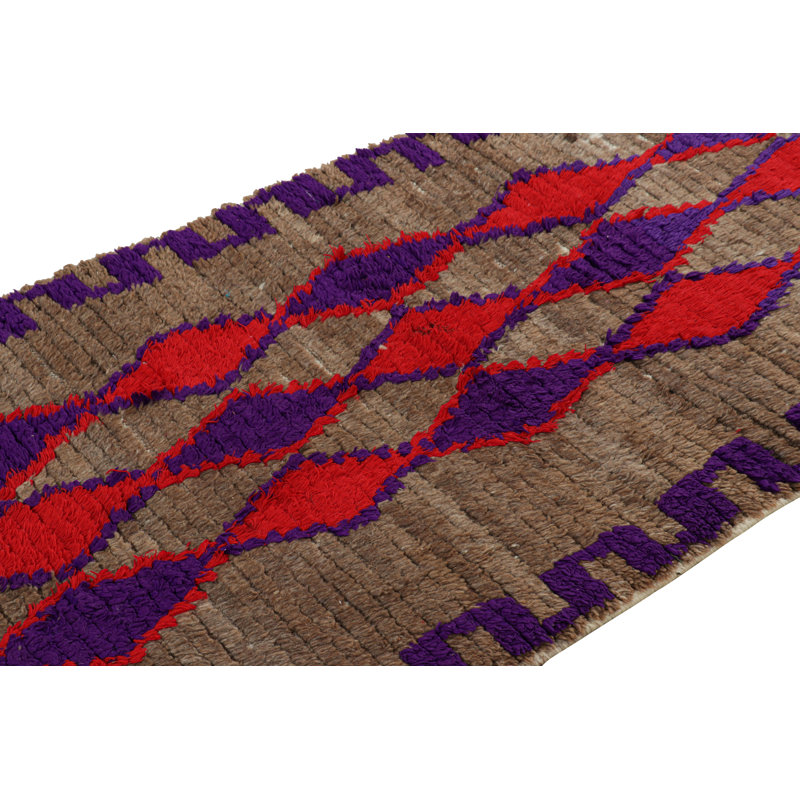 Hand Knotted Wool Geometric Area Rug