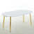 Plateau blanc / base or