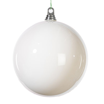 8" High-Gloss Ball Ornament. Includes 2 ornaments per bag.