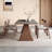 Modern Rectangular Rock Slab Dining Table Sets-107506858