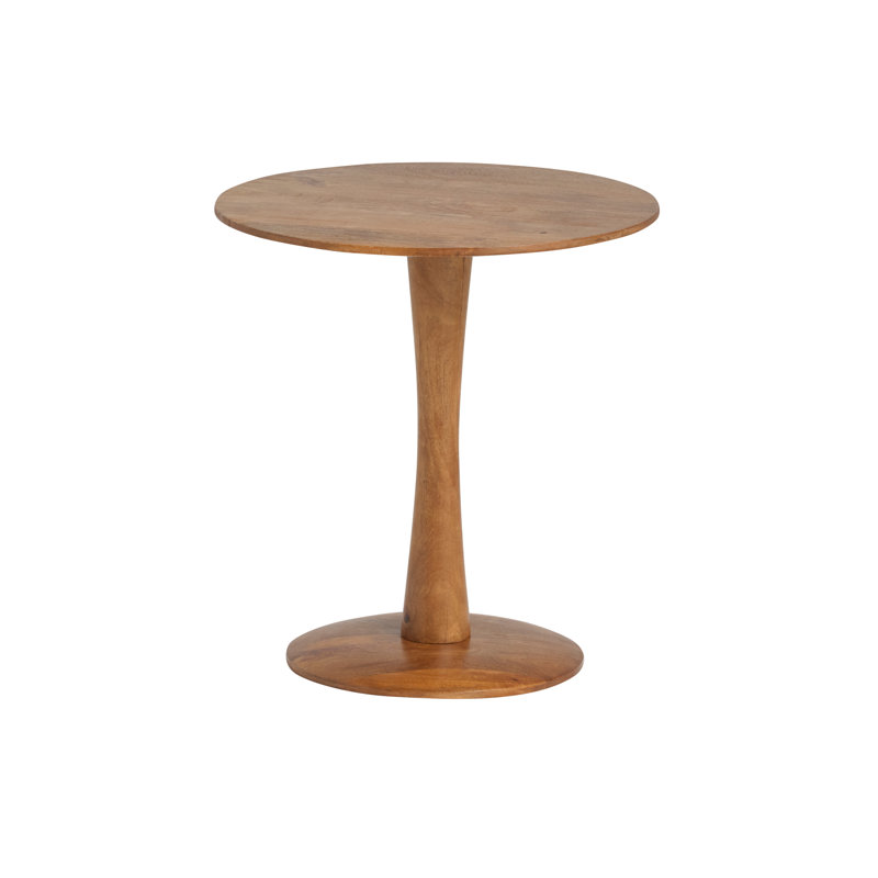 Kilroy Side Table Made Of Solid Wood, Ginger