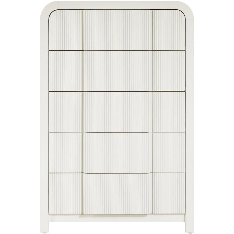 Ishaque 5 Drawer 32" W Chest, Cream