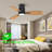 Emidia Flush Mount Ceiling Fan with LED Light for Medium Rooms-1816483604-1812047006