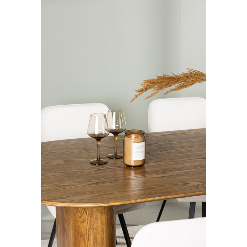 Crespo 4 - Person Dining Set, Beige