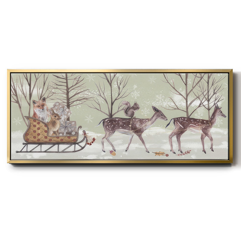 Collection Christmas Time - toile encadrée, H 20 po x l 50 po
