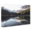 Antholzer See Lake Reflection In Abstract - Wrapped Canvas Print-55306800