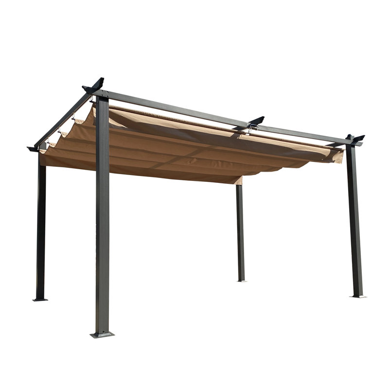 9,83 pi L 13,1 pi x 10 pi Pavillon de jardin Aluminumm, Beige