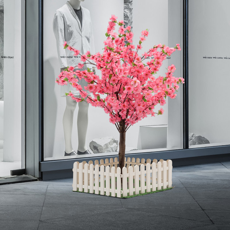 Arbre de cerisier artificiel 59,06 po, Rose