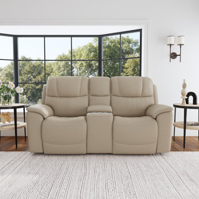 Cooper Power Reclining Loveseat with Console & Power Headrests & Lumbar -  Flexsteel, 1783-64PH-633-01