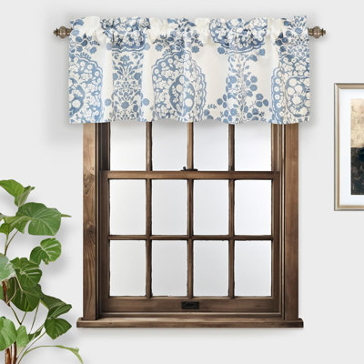 Floral Tailored Window Valance