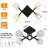 17" Modern Luxurious Crystal Ceiling Light  