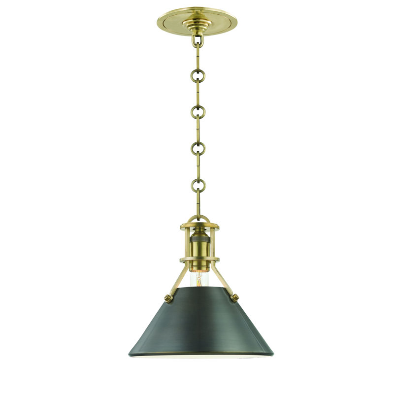 Metal No. 2 Pendant by Mark D. Sikes, Aged/Antique Distressed Bronze