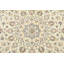 Tapis blanc en laine des années 1980 7 pi 11 po x 11 pi 7 po Golu