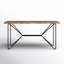 Bureau réversible en bois massif Elidge