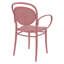 Chaise d'appoint empilable pour patio Farrah-1970967526