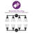Lovie 4 - Light Vanity Light