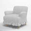 Elle Ruffle Slipcover Armchair-705559994