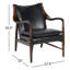 Fauteuil d'appoint en cuir véritable Kiannah-829662573