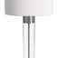 Lampe de table transparente 34 po Tennison