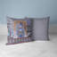 Housse et insert de coussin intérieur / extérieur en polyester Mughal Paradise-2020395535-2020395532