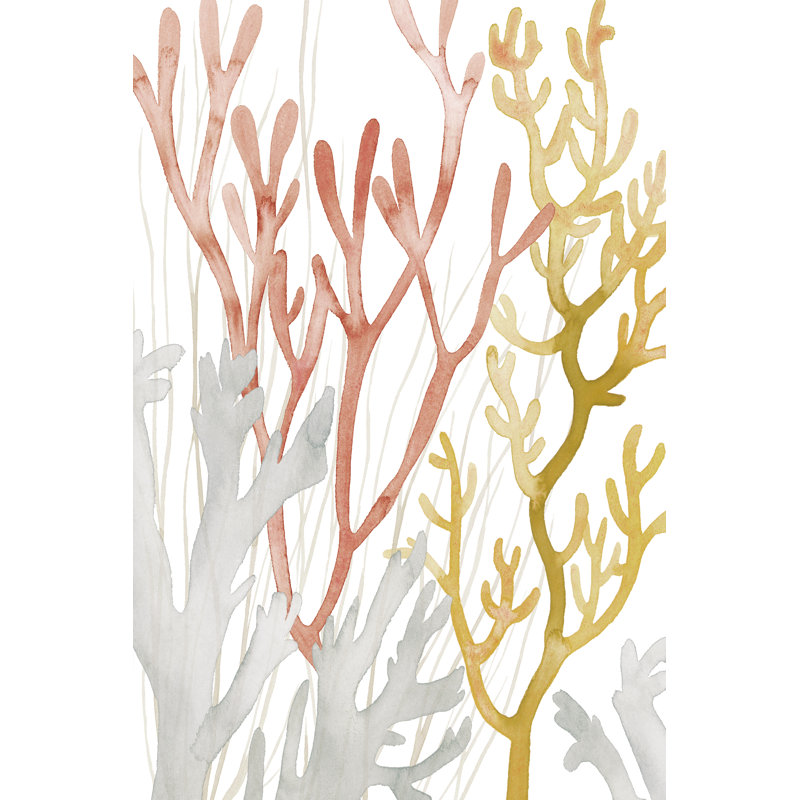 Desert Coral I by Grace Popp - Painting, 122cm H x 81cm W, Black Floater Framed