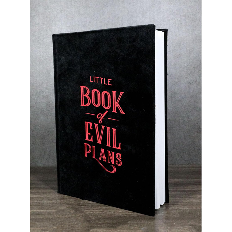 Livre de couverture Dark Velours Little Book Of Evil