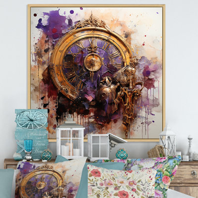 Purple And Yellow Timeless Collage II - Classics Wall Art