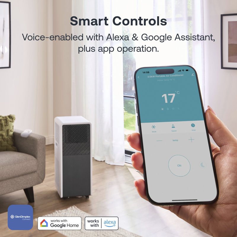 Dimplex EcoIQ Air Portable Air Conditioning Unit, 12000BTU