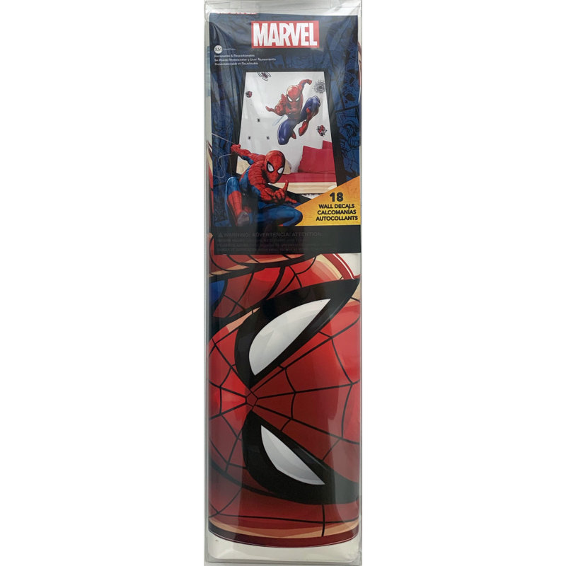 Spider-Man Giant Peel and Stick Repositionable Wall Decal Set