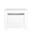 Console 118,50 po, blanc, multifonctionnel, élégant pour n'importe quelle pièce, bureau 118,50 po, matériaux, option pour économiser de l'espace-1377574145