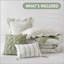 Ensemble de couette imprimée 5 pièces pour lit queen : couette 90 x 90 pouces, taies d’oreiller 20 x 26 pouces-135278132