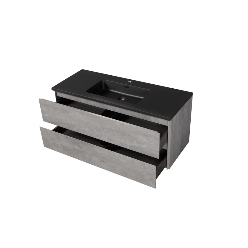 47'' Single Bathroom Vanity with Resin Top