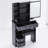 29.2" Small Space Left Drawer Desktop Vanity Table + Cushioned Stool