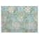 Machine Washable Indoor/Outdoor Cinead ACN1708 Teal Rug