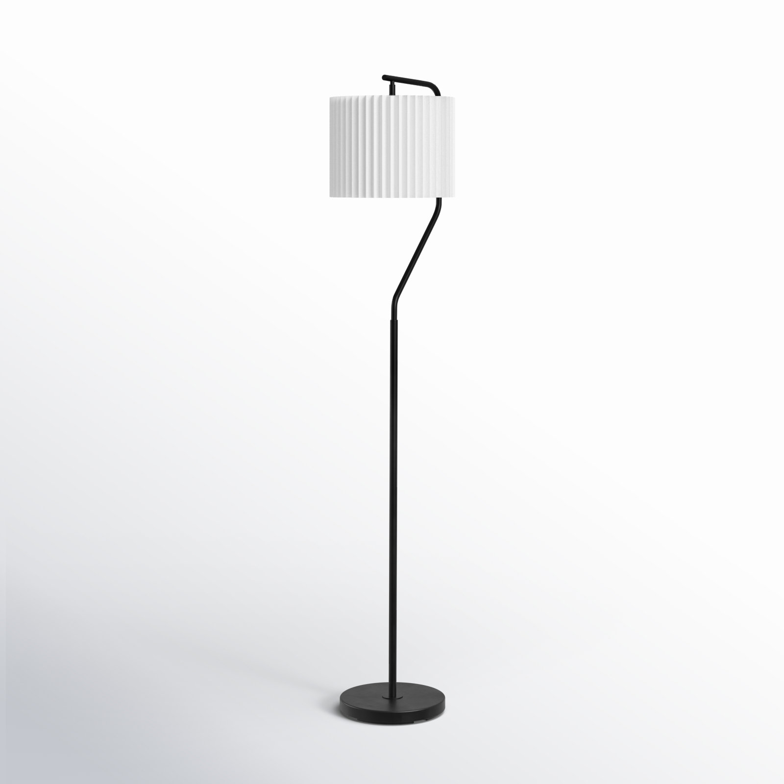 Bedivere 60'' Steel Floor Lamp, Black