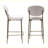 Upholstered Velvet Barstools(Set of 2)-1553455349