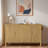 57.5"W Sideboard with Racks, Adjustable Shelves and Side Hooks-871351056