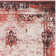 Sartori Abstract Cotton Red Area Rug