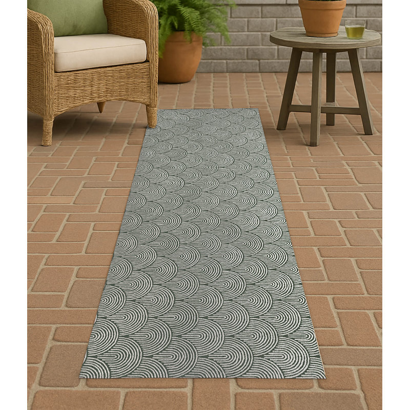 Tapis d'extérieur antidérapant Rolling Humps, Tapis de couloir 2 pi 6 po x 8 pi
