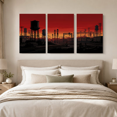 Ensemble d'art mural sur toile 3 tours