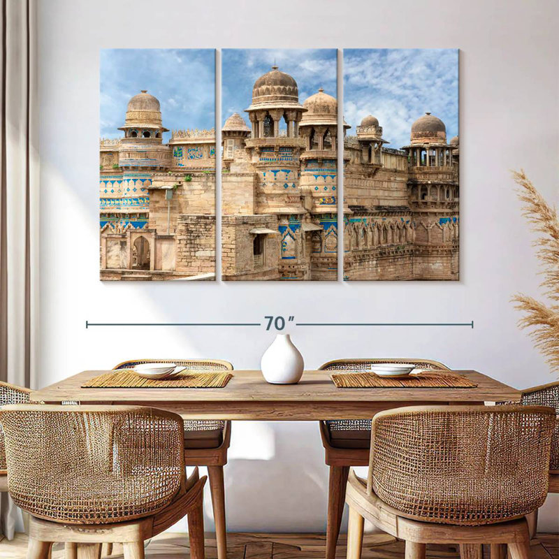 Lilie Gwalior Fort, 36" H x 57" W