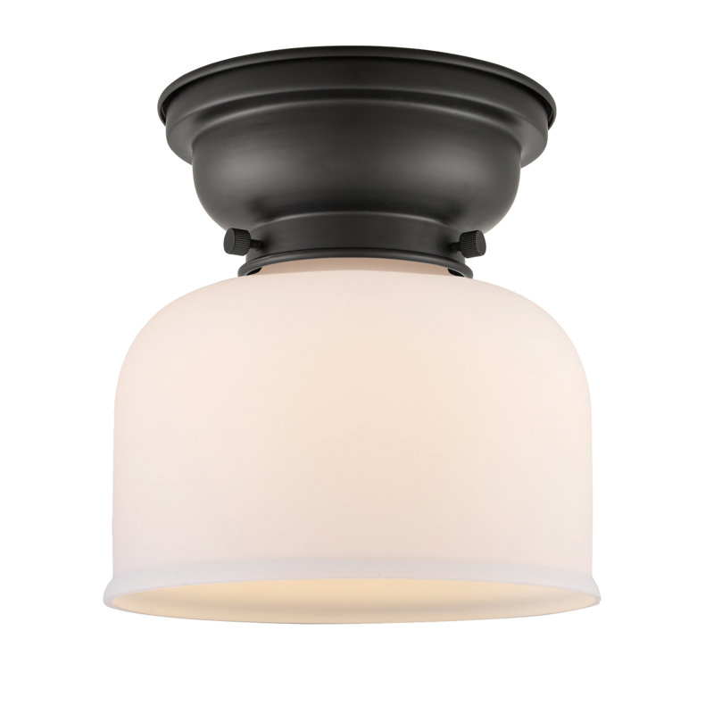 Plafonnier encastré 8 lumières Moody, Blanc mat, Ampoule non incluse, Noir mat