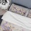 Ensemble de housse de couette Violets I - Beige et mauve-107147374