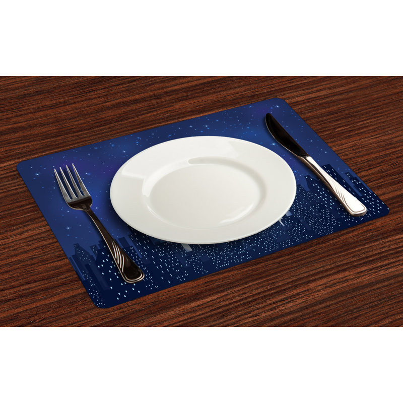 Polyester Cities & Maps Rectangle Placemat