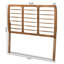 Tête de lit double Red Barrel Studio® de style Mid-Century - couleur noyer cendré-1518780465