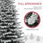 Arbre de Noël artificiel enneigé 7,5 pi