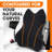 Cheer Collection Memory Foam Lumbar Support Pillow for Car with Dual Straps & Washable Jersey Cover