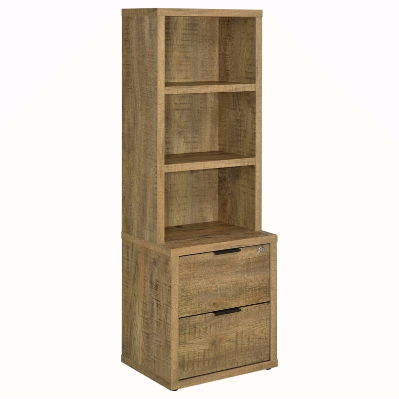 Ensemble de chambre à coucher simple avec tête de lit 3 pièces Geary Mango, Wood, 48.5" H x 39" W x 11.5" D